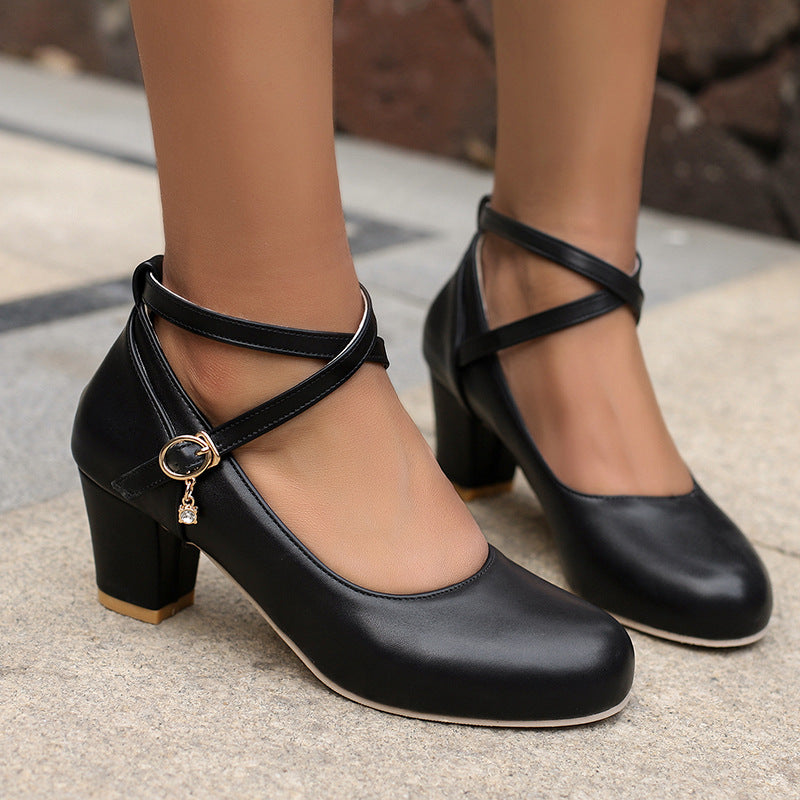 Chunky Heel High Heel Shoes For Women