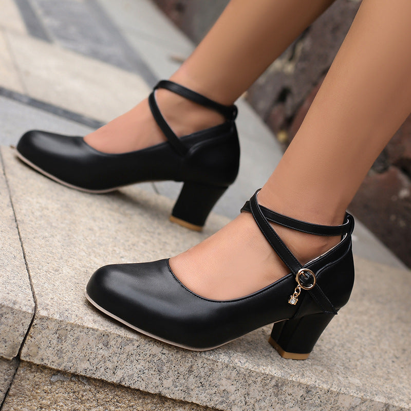 Chunky Heel High Heel Shoes For Women